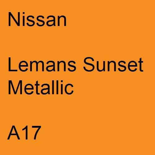 Nissan, Lemans Sunset Metallic, A17.